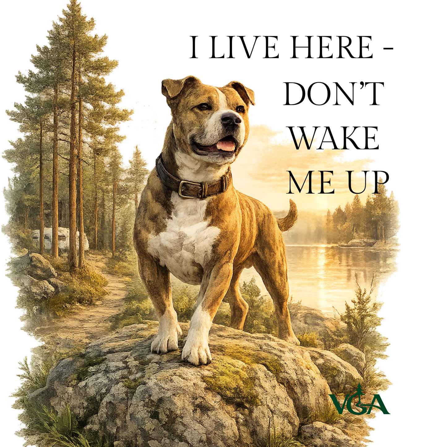I Live Here - Milo – Car Stickers